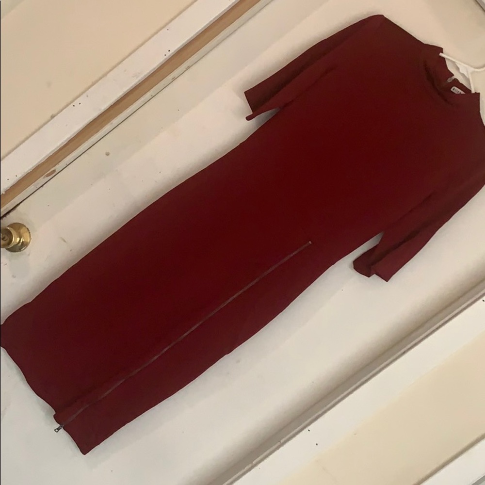 Alice & Olivia Bordeaux (Body Con) Dress